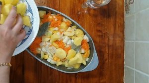 как приготовить картошку в утятнице в духовке