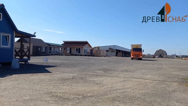 Доставка готовой бытовки манипулятором в СПБ и ЛО от Древ-Снаб смотреть онлайн