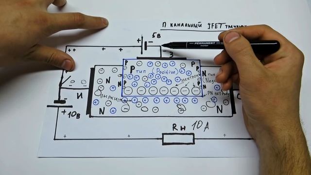 ?#14 Полевой JFET транзистор. Транзистор с управляющим Pn переходом