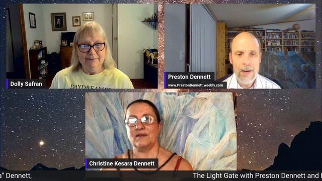 The Light Gate With Preston Dennett & Dolly Safran. Episode #002. Christine Kesara Dennett