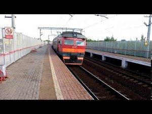 Перегон Голутвин - Коломна. ЭД2Т 0029.