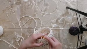 Шкатулка для новичков. Диаметр 15 см #вязаниекрючком #трикотажнаяпряжа #шкатулки #ручная_работа