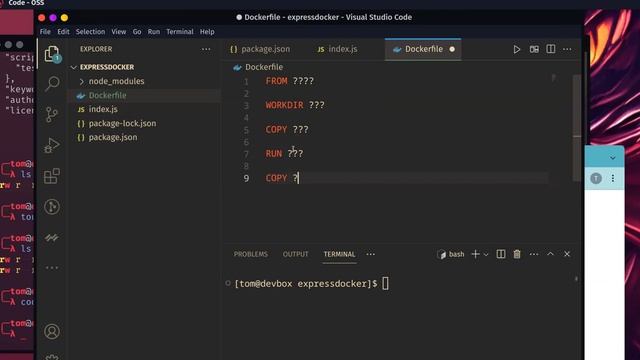 Lets Dockerize an Express Application смотреть онлайн