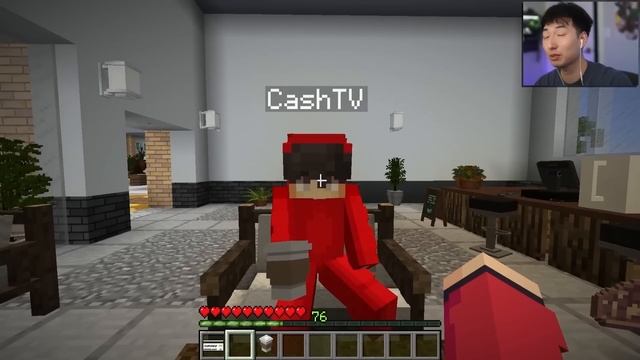 Cash Visits Minecraft Block City! смотреть онлайн