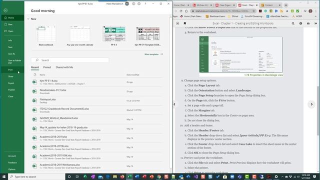 Excel Ch 1 Pause Practice 1 4 смотреть онлайн