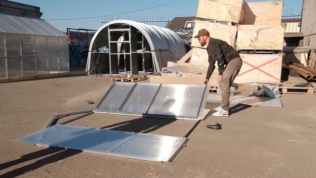 Инструкция по сборке теплицы "Галереевская" смотреть онлайн