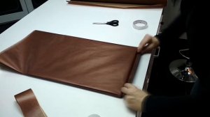 Оформление подарков. Упаковка рамки в декоративную бумагу.