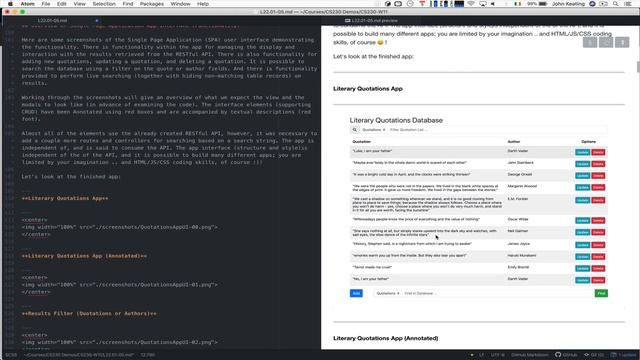CS230 Lecture 22 01 Setting up NodeJS modules and Frontend Frameworks смотреть онлайн