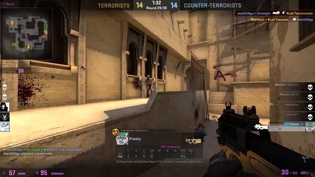 CS:GO Game Saving Silver Strat P90 Rush hahah смотреть онлайн