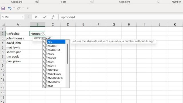 Make First Letter Capital in MS Excel | Capitalize First Letter in Excel смотреть онлайн