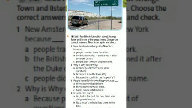 English Plus 6 grade. Unit 9. p108 ex 4. Strange Town USA смотреть онлайн