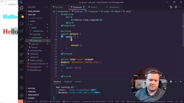 This One Weird Sass Trick Will Save You Time On Your Next Project! // Vue Sass Tutorial Tricks смотреть онлайн