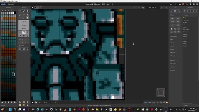 MSX METAL GEAR 1 Remake indie dev stream series Episode 1: ( Voxel modeling and level design ) смотреть онлайн