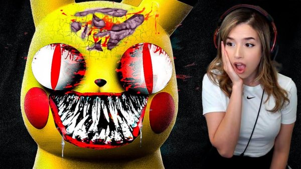 POKIMANE OR POKEMON?! | Pokemon Horror GAME REACTION