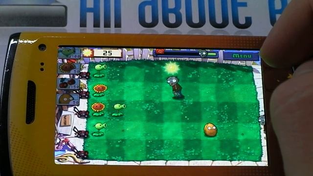 Plants vs. Zombies auf dem Samsung Wave 8500 mit bada смотреть онлайн