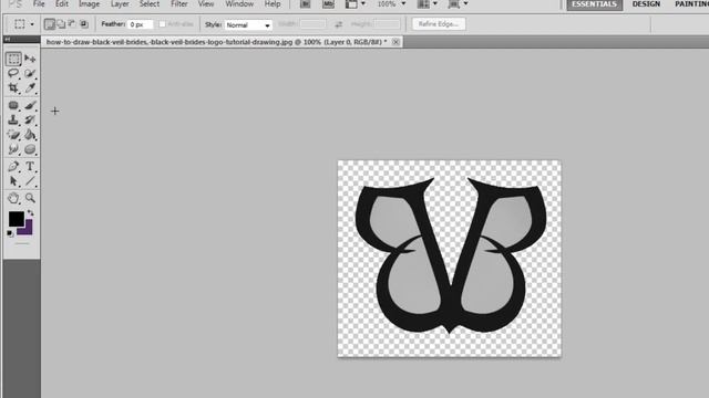 How to make a Logo TRANSPARENT with Photoshop CS5! [Watermark] смотреть онлайн