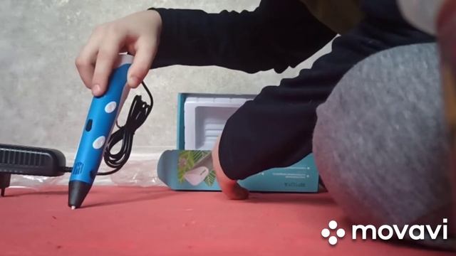 Распаковка 3D ручки и пластика ABS смотреть онлайн