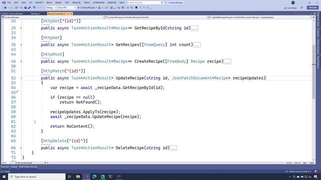 Updating data with JsonPatch 13 of 18 Web APIs for Beginners смотреть онлайн