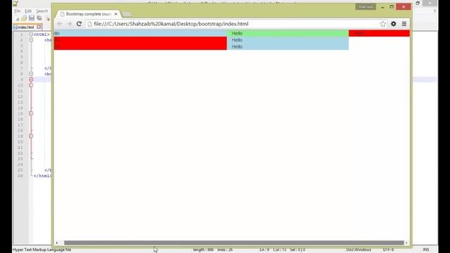 Bootstrap Framework in Urdu/Hindi Part 6 Containers смотреть онлайн