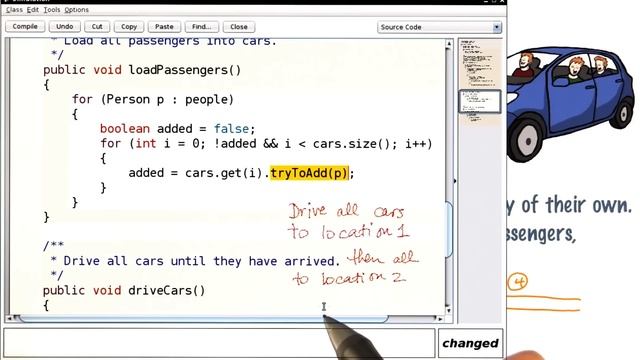 driveCars - Intro to Java Programming смотреть онлайн