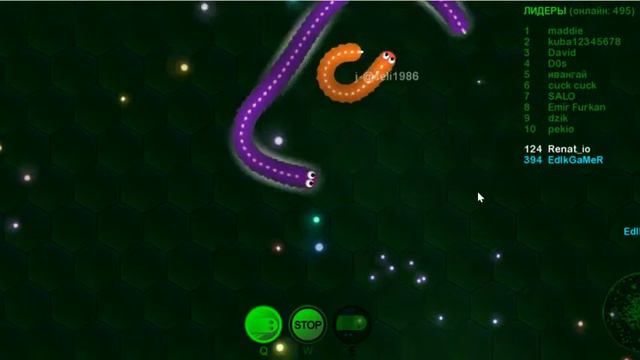 Играем в Слизерио (Слизарио) Спликсио Slither.io Wormax.io Прямая трансляция онлайн
