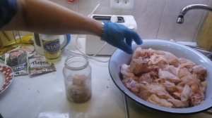 Тушенка из курицы. ДЕШЕВО и сердито.