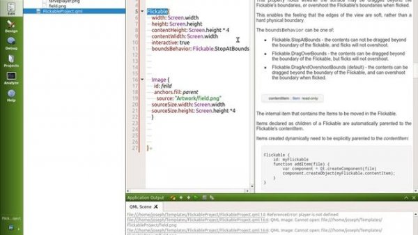 Qml Tutorial Part 15 || Flickable
