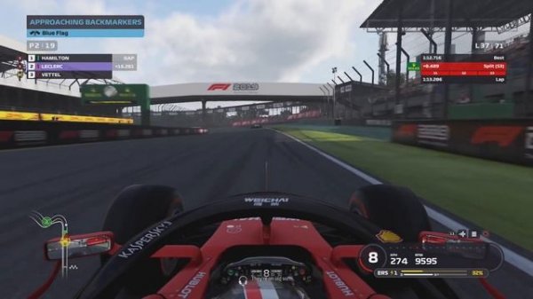 F1 2019 - Let's Make Leclerc World Champion #20: 100% Race Brazil