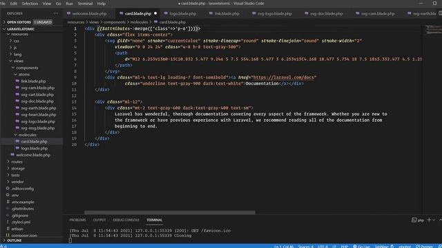 Laravel | Atomic Design using Blade Components смотреть онлайн