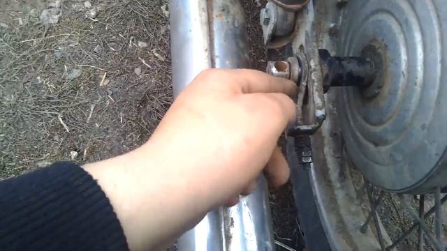 Как поменять заднее колесо на мотоцикле иж!! смотреть онлайн