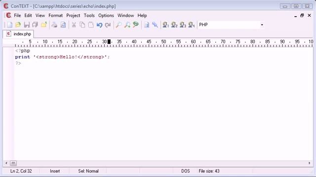 Beginner PHP Tutorial - 10 - print смотреть онлайн