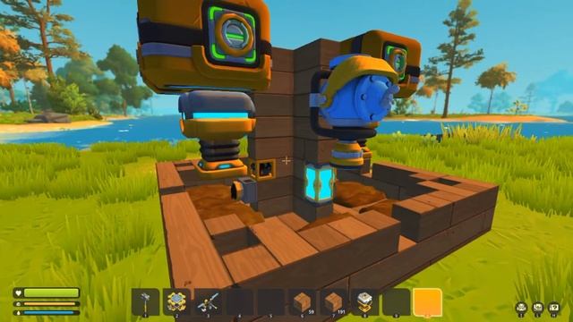 Как построить автоферму в Scrap Mechanic | Скрап Механик смотреть онлайн