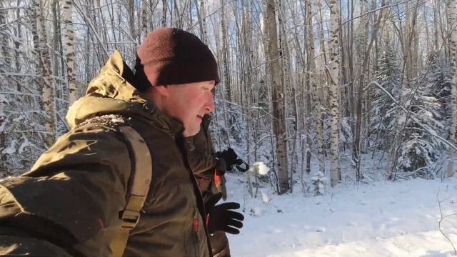 Трудовая охота на боровую дичь со старенькими советскими ружьями Иж17 и Иж54 в морозх смотреть онлайн