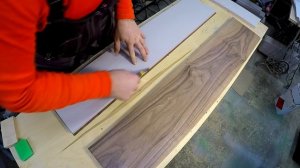 Супер решение - клеим шикарный шпон на скучное лдсп !!!