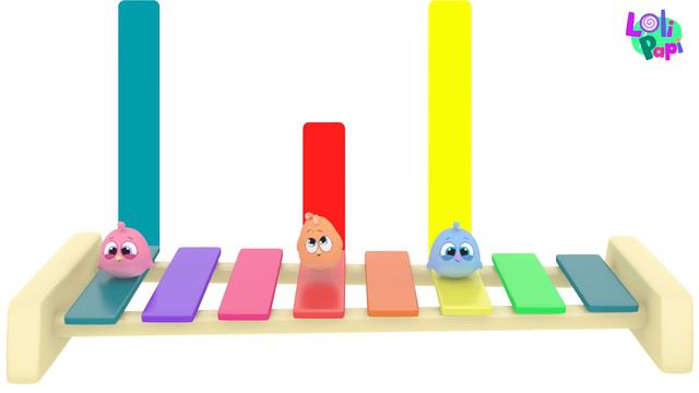 Giligilis – Colorful Piano | Kids Songs | Cartoons & Baby Songs by Lolipapi | NEW - Toddler смотреть онлайн