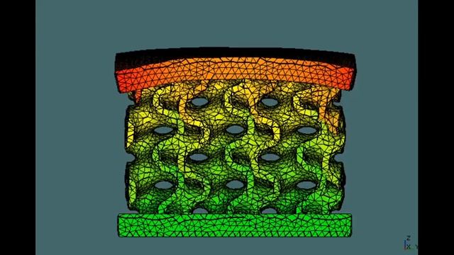 Finite Element analysis of a Lattice Structure using opensource tools смотреть онлайн