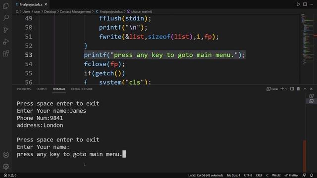 Mini Project : Contact Management System With SourceCode - C Programming - DaKulX смотреть онлайн