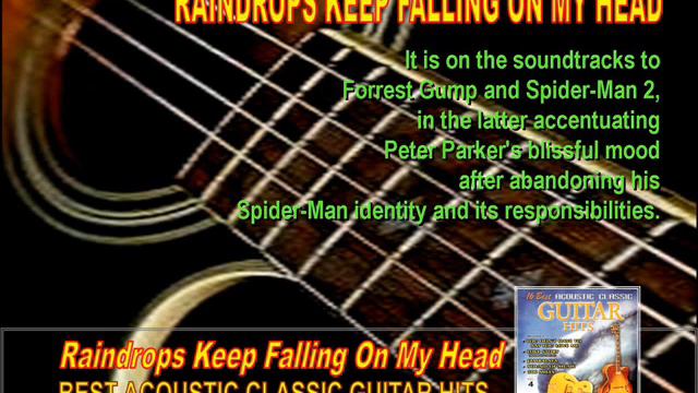 Raindrops Keep Falling On My Head - from Best Acoustic Classic Guitar Hits album.wmv смотреть онлайн