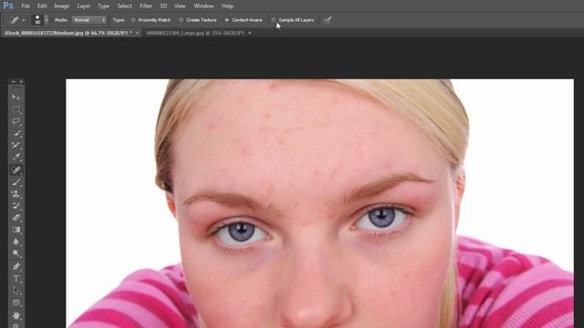 How to Use the Healing Brush Tool and Spot Healing Brush Tool in Photoshop смотреть онлайн