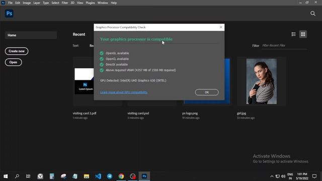 Graphics Processor Compatibility Check in photoshop 2022 latest version смотреть онлайн