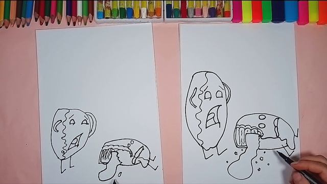 Как Нарисовать Смешных Пончиков. смотреть онлайн