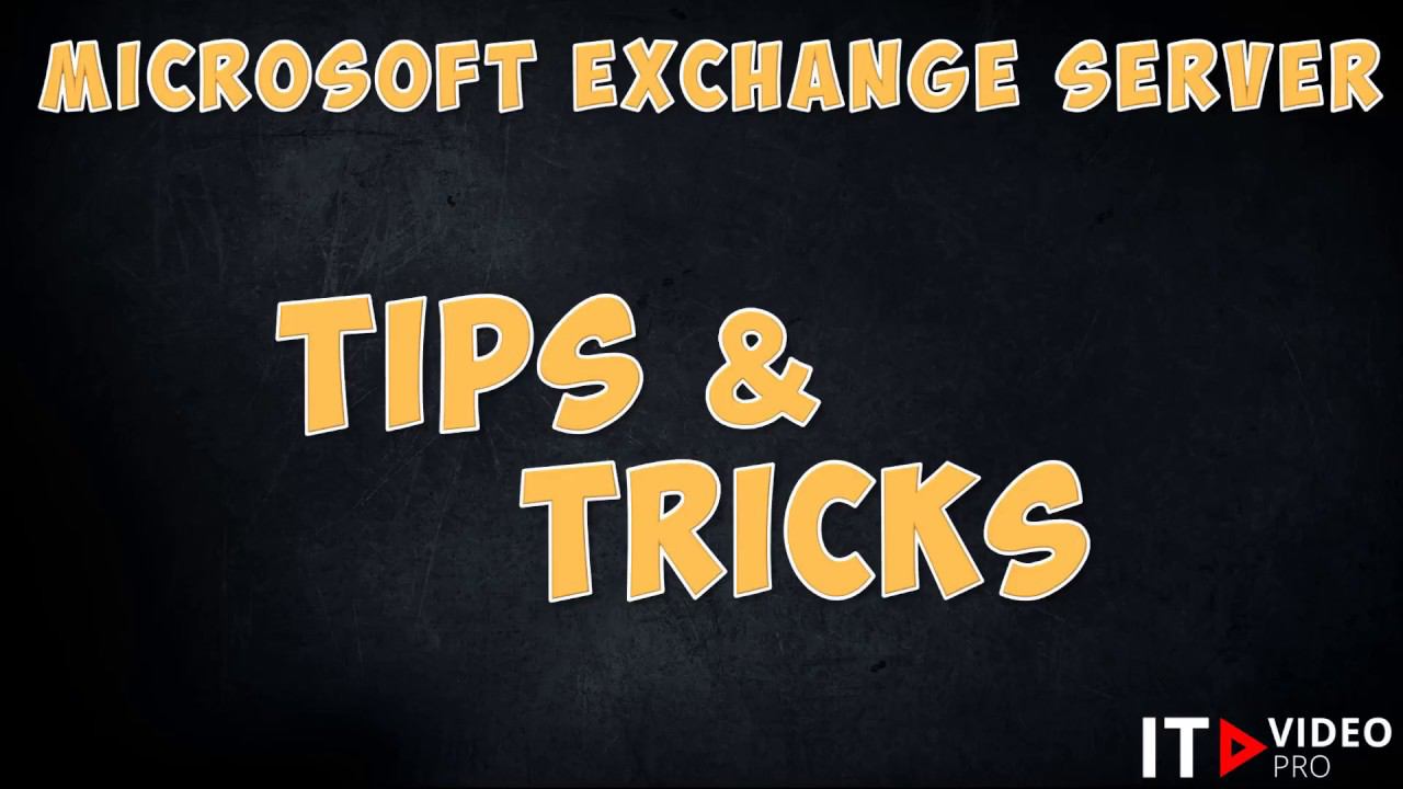 POWERSHELL В EXCHANGE SERVER. TIPS & TRICKS ВЫПУСК № 1 смотреть онлайн