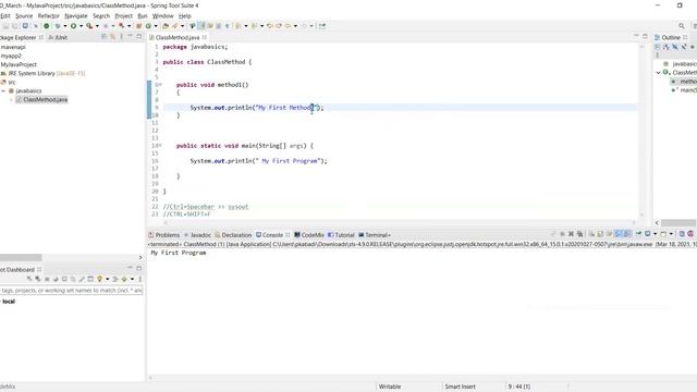 Java Programming|Basics|Class|Method|Objects смотреть онлайн