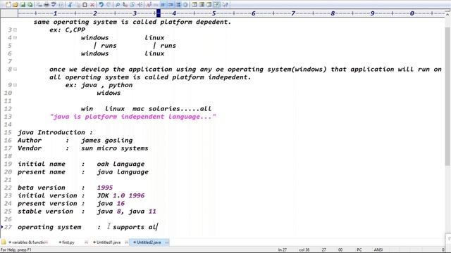 CORE JAVA + ADV. JAVA tutorials || Demo - 2 || by Mr. Ram On 11-06-2021 @4PM IST смотреть онлайн