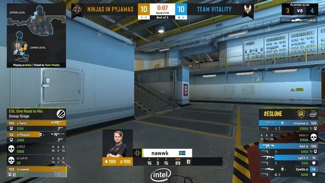 NiP COMMS: Road To Rio Vs Vitality -  EAVESDROP | Ninjas In Pyjamas [ENG Subs]
