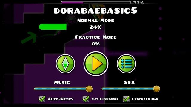 проходим уровни ColorZ и DORABAE 5 Geometry Dash смотреть онлайн