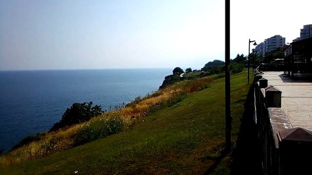 Walking antalya düden waterfall and cliffs-водопад дуден в анталии и прогулка по скалам... смотреть онлайн