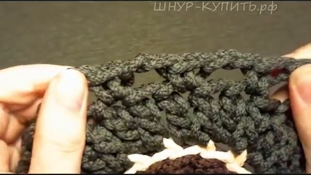 Зеленая мандала. Вяжем вместе ковер из полиэфирного шнура. Часть 1 смотреть онлайн