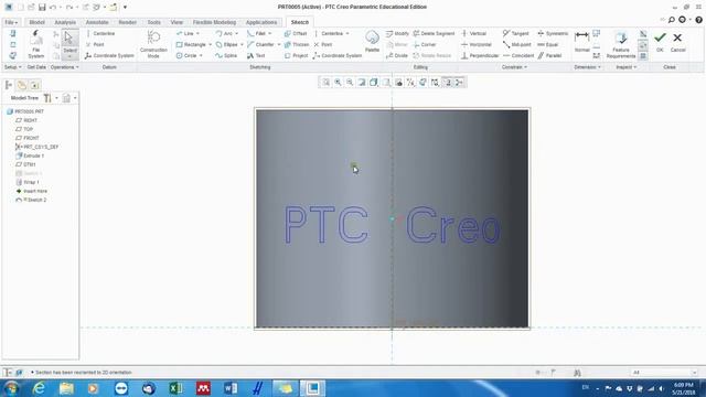 Writing on a curved surface (extruding and engraving letters) using PTC Creo parametric смотреть онлайн