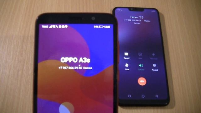 Incoming call & Outgoing call at the Same Time HONOR 9S +Oppo A3s смотреть онлайн